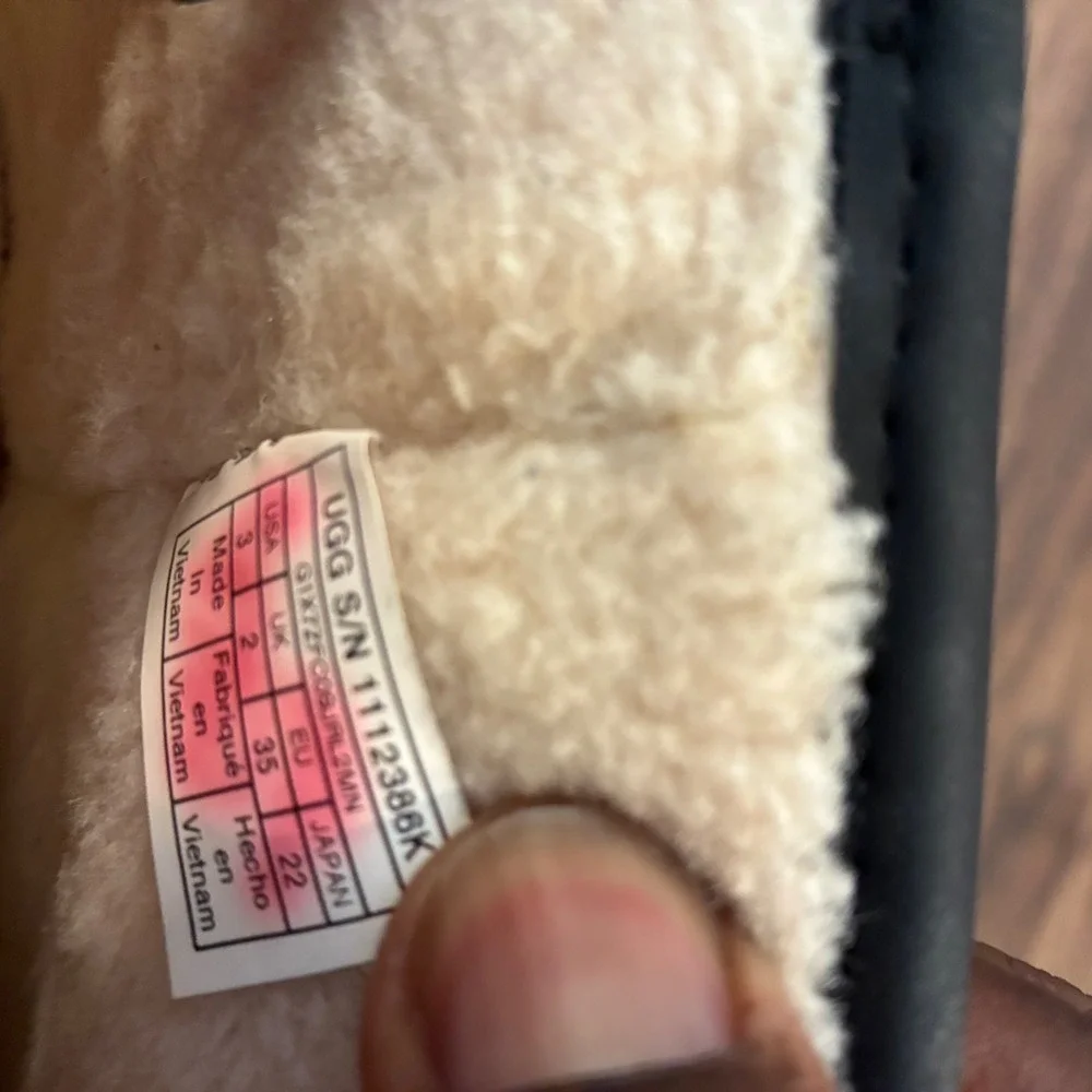 UGG Classic Clear Mini Waterproof Boots‎ Natural Black Women's US 5 EU 35
